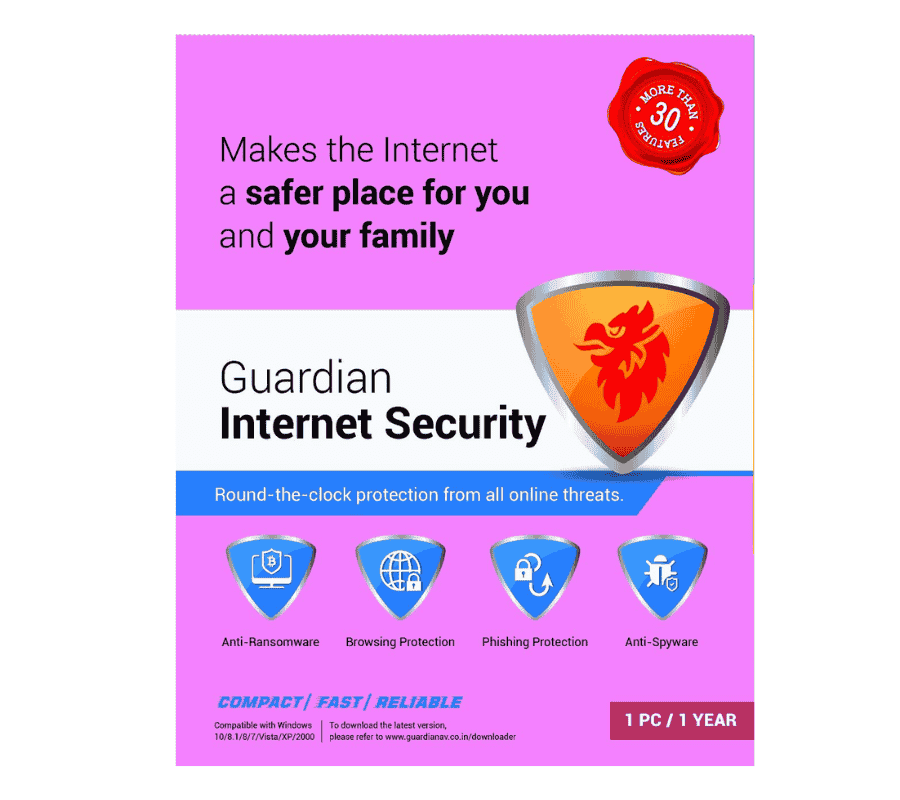 Guradian Internet Security 1 User 1 Year